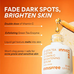 Green Tea Enzyme Vitamin C Brightening Serum – Best for Glowing Skin