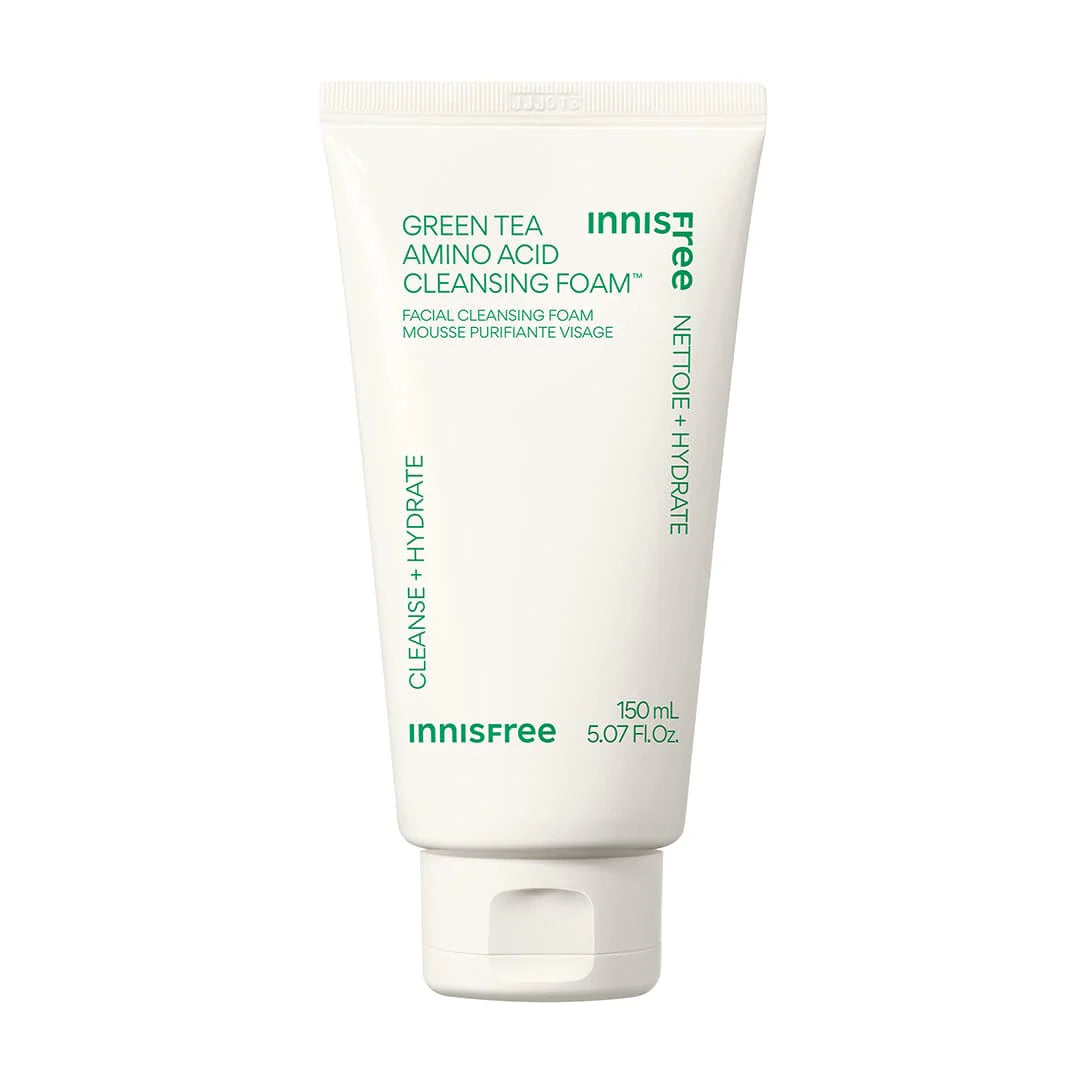 Green Tea Amino Acid Cleansing Foam – Gentle Face Cleanser