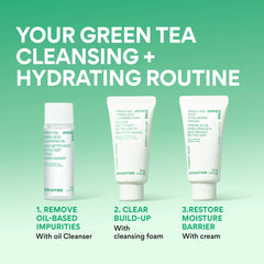 Green Tea Mini Double Cleanse + Hydrate Trio