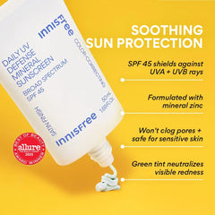 Daily UV Defense Mineral Sunscreen Broad Spectrum SPF 45 with Color Correcting